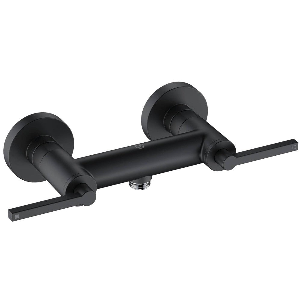 Kludi Nova Fonte Baterie dus dubla comanda, negru mat