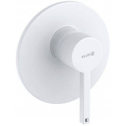 Kludi Nova Fonte Baterie dus monocomanda, alb mat