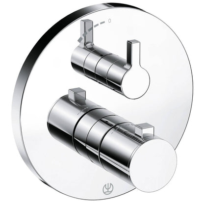 Kludi Nova Fonte Baterie dus monocomanda termostatata, crom