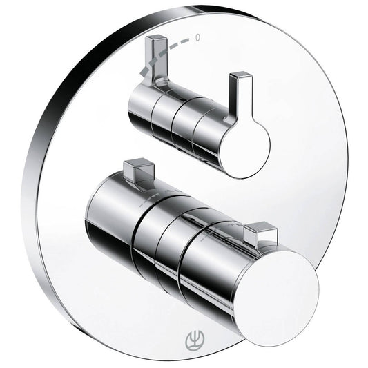 Kludi Nova Fonte Baterie dus monocomanda termostatata, crom