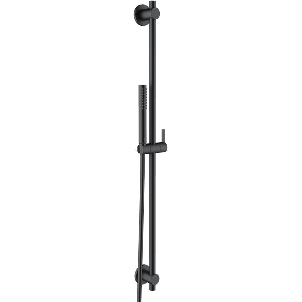 Kludi Nova Fonte Puristic 1S Set dus cu bara 90 cm, negru mat