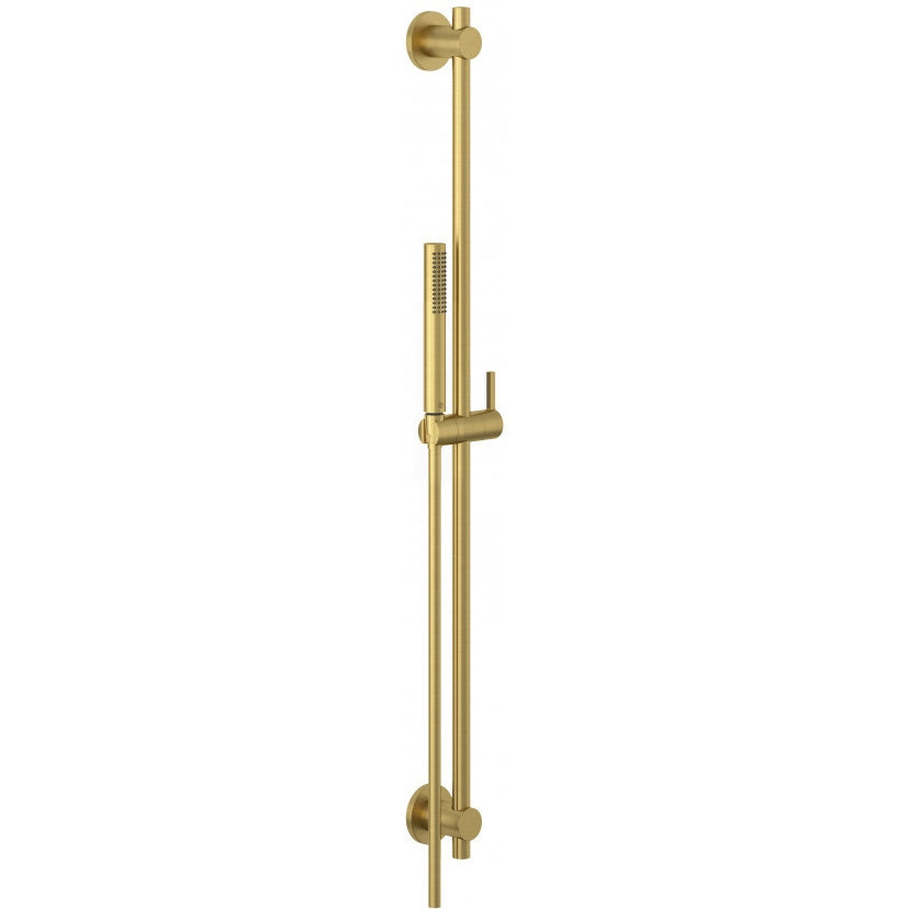 Kludi Nova Fonte Puristic 1S Set dus cu bara 90 cm, auriu periat (brushed gold)