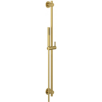 Kludi Nova Fonte Puristic 1S Set dus cu bara 90 cm, auriu periat (brushed gold)
