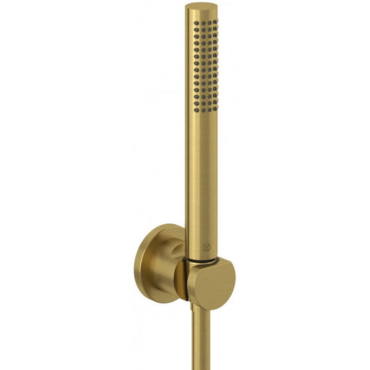 Kludi Nova Fonte Set dus cu suport, auriu periat (brushed gold)