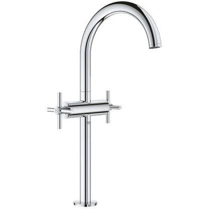 Baterie lavoar pe blat Grohe Atrio XL, dubla comanda, cu ventil click-clack