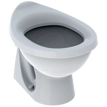 Vas WC pentru copii, pe pardoseala Geberit Bambini 28x38 cm evacuare orizontala, alb
