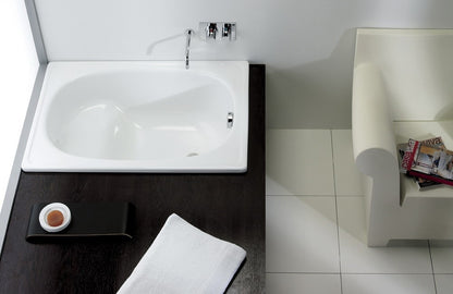 Cada baie dreptunghiulara Roca Contesa-Banaseo otel emailat 100x70 cm