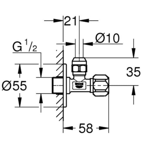 Grohe Robinet coltar