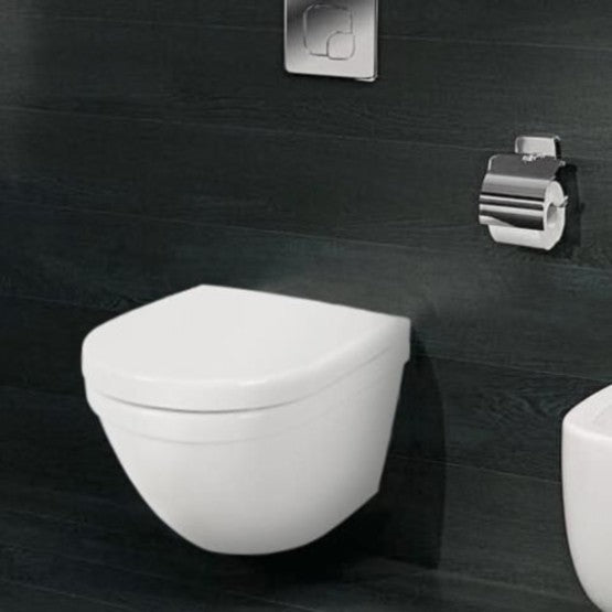 Vas WC suspendat Duravit Starck 3 36x48 cm evacuare orizontala, compact, cu fixare ascunsa