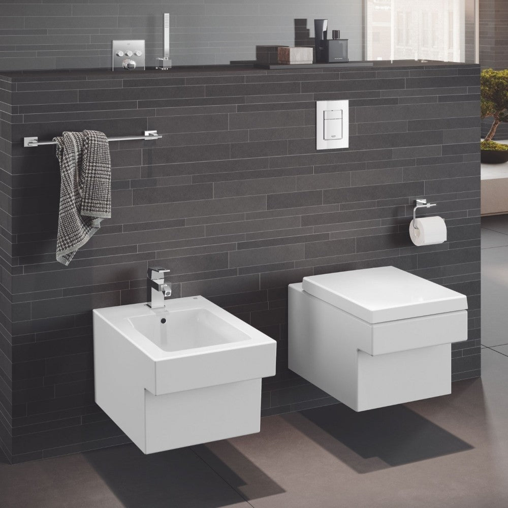 Grohe Eurocube Baterie bideu cu ventil pop-up, crom
