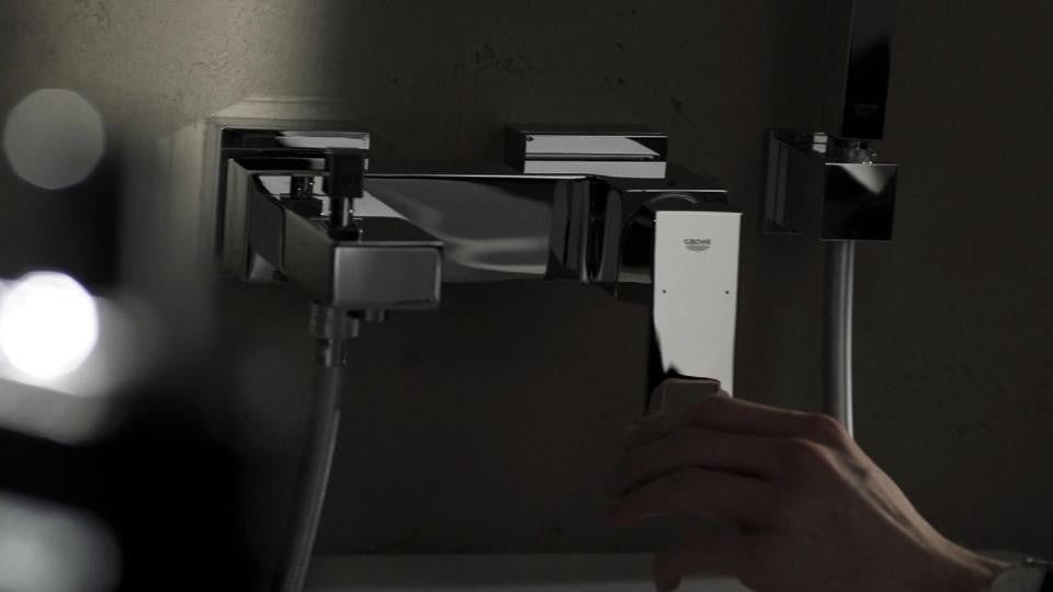 Grohe Eurocube Baterie cada dus monocomanda
