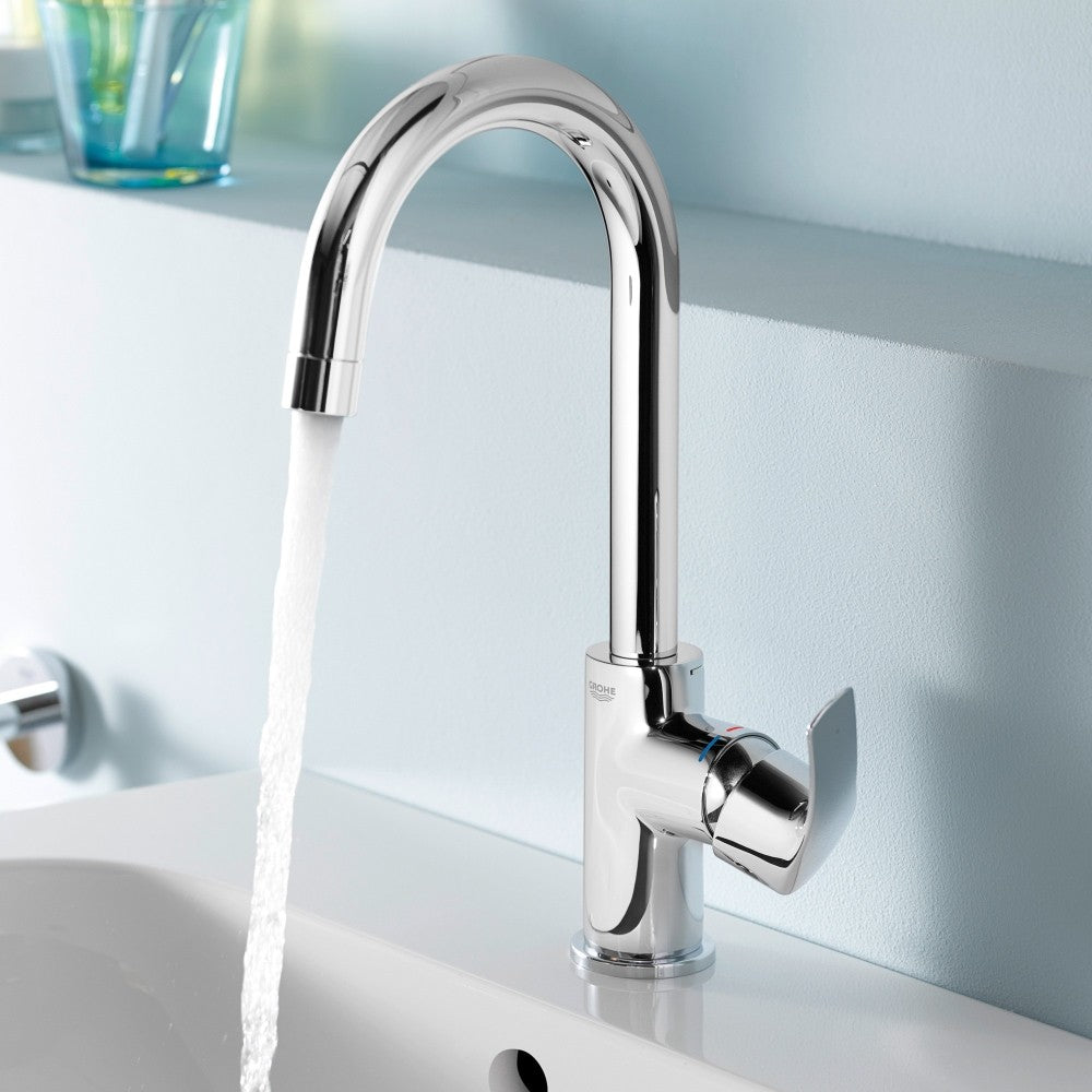 Baterie lavoar Grohe Eurosmart, cu ventil pop-up, marime L