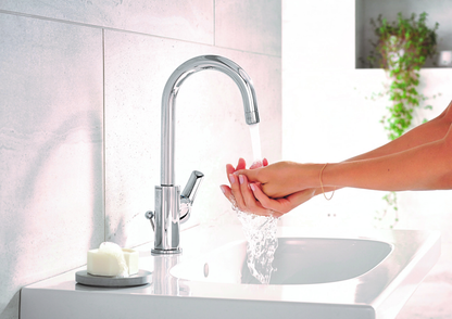 Baterie lavoar Grohe Eurosmart, cu ventil pop-up, marime L