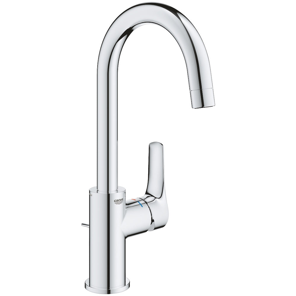 Baterie lavoar Grohe Eurosmart cu ventil pop-up, marime L, crom