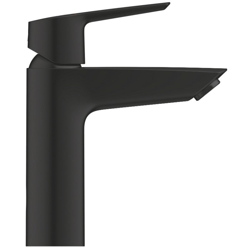 Baterie lavoar neagra mat Grohe Start, cu ventil click-clack, marimea M