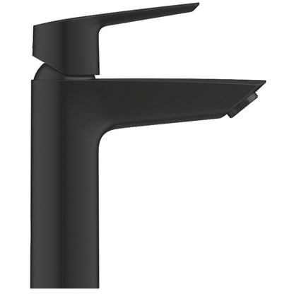 Baterie lavoar neagra mat Grohe Start, cu ventil click-clack, marimea M