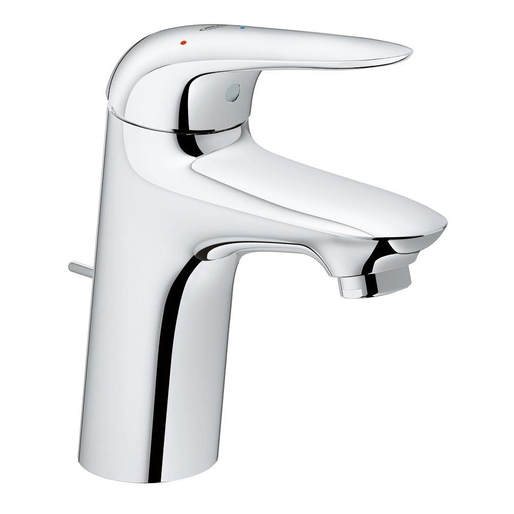 Baterie lavoar Grohe Eurostyle, cu ventil pop-up si maner plin, cold start
