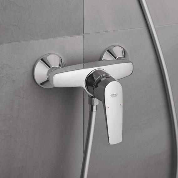 Grohe Bauflow Baterie dus monocomanda, montaj pe perete