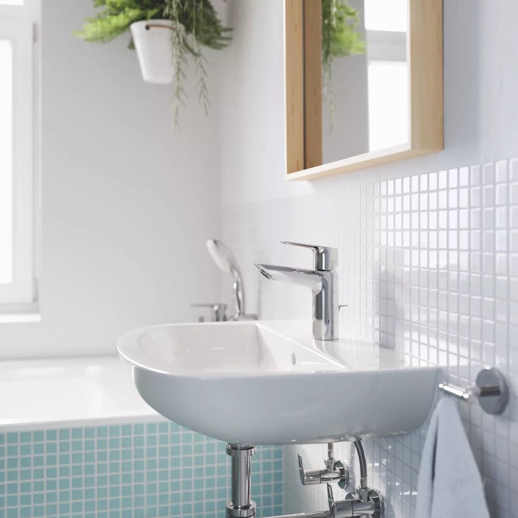 Baterie lavoar Grohe BauLoop, cu ventil pop-up marime M, crom