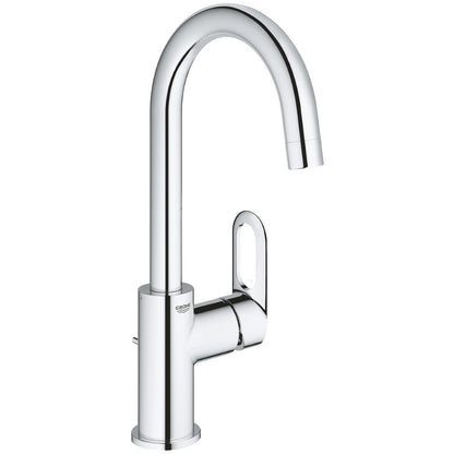 Baterie lavoar Grohe BauLoop, pipa pivotanta si ventil pop-up, marime L