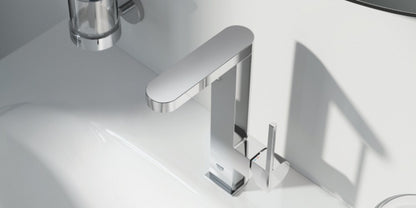 Baterie lavoar inalta Grohe Plus, cu dus extractibil marime L, ventil click-clack