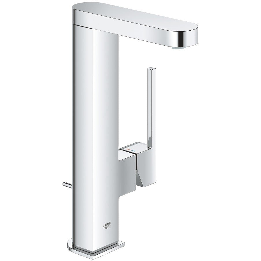 Baterie lavoar pe blat Grohe Plus, cu ventil pop-up, marime L