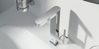 Baterie lavoar pe blat Grohe Plus, cu ventil pop-up, marime L