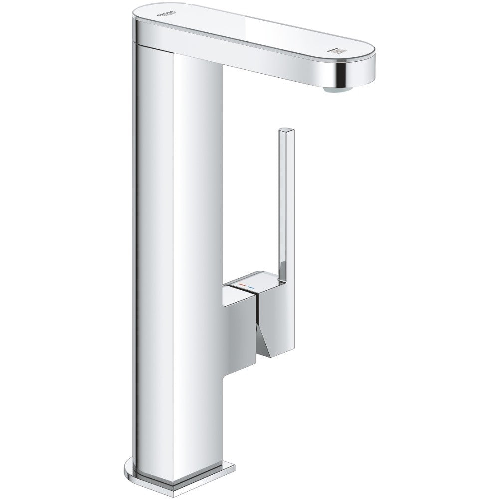 Baterie lavoar Grohe Plus, pipa pivotanta si afisaj LED, ventil click clack