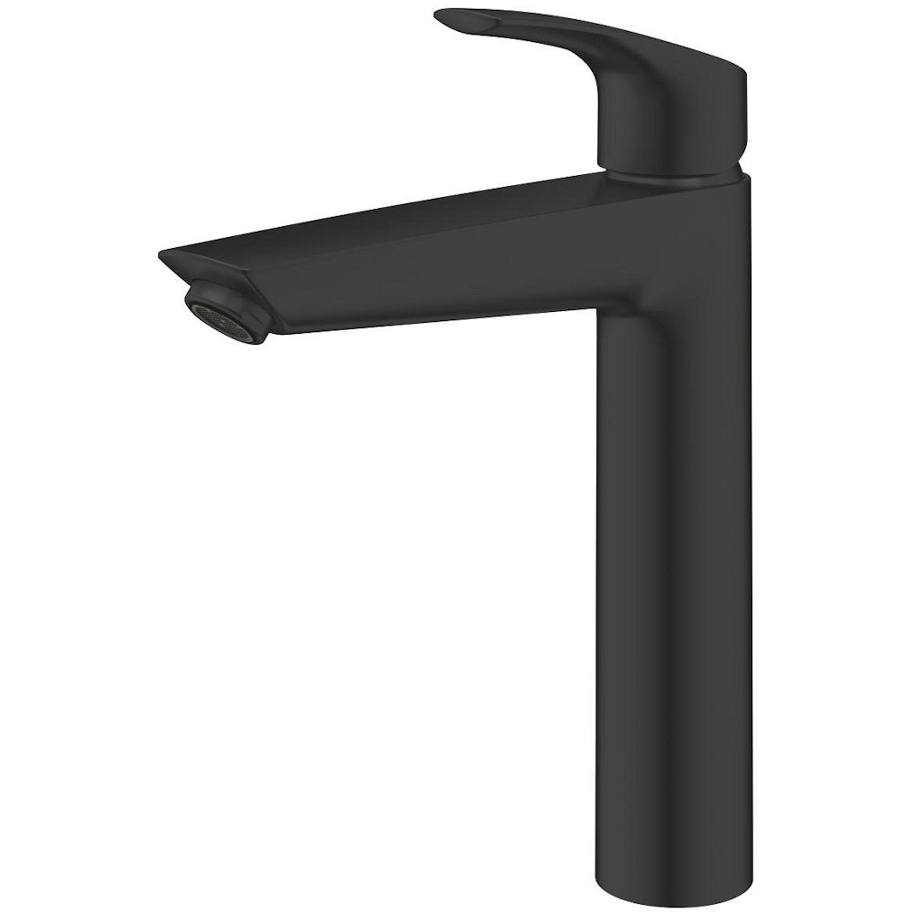 Baterie lavoar pe blat Grohe Eurosmart fara ventil, marime XL, negru mat