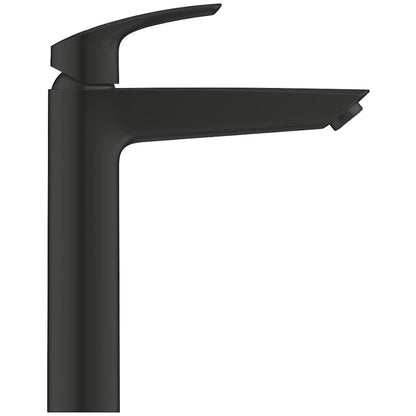 Baterie lavoar pe blat Grohe Eurosmart fara ventil, marime XL, negru mat
