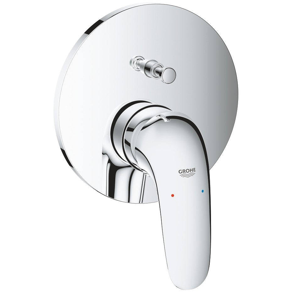 Grohe Eurostyle Baterie cada dus monocomanda incastrata, maner plin, crom