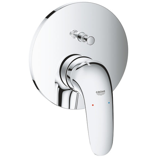Grohe Eurostyle Baterie cada dus monocomanda incastrata, maner plin, crom