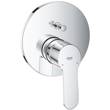 Grohe Eurostyle Cosmopolitan Baterie cada dus monocomanda incastrata, crom