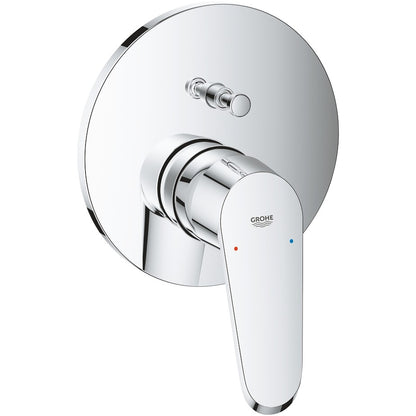 Grohe Eurodisc Cosmopolitan Baterie cada dus monocomanda incastrata, crom
