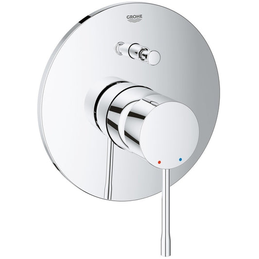 Grohe Essence Baterie cada dus monocomanda incastrata, 2 iesiri, crom