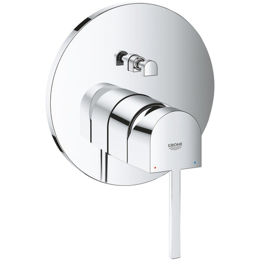 Grohe Plus Baterie cada dus incastrata, 2 iesiri, crom