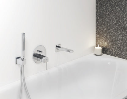 Grohe Plus Baterie cada dus incastrata, 2 iesiri, crom