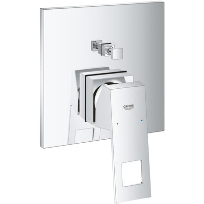 Grohe Eurocube Baterie cada dus incastrata, 2 iesiri, crom