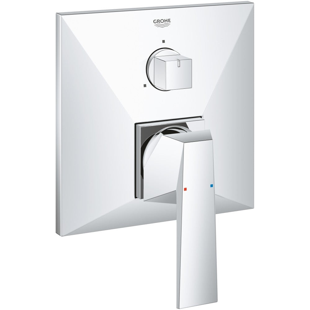 Grohe Allure Brilliant Baterie cada dus monocomanda incastrata, 3 iesiri, crom