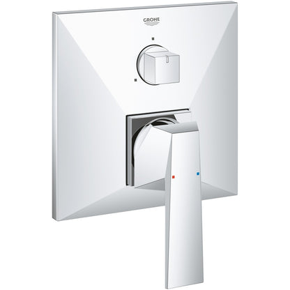 Grohe Allure Brilliant Baterie cada dus monocomanda incastrata, 3 iesiri, crom