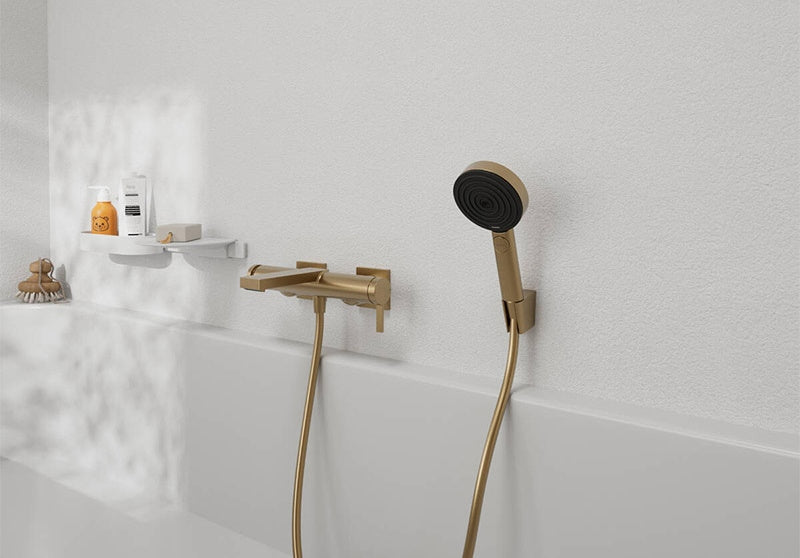 Para dus Hansgrohe Pulsify Select cu 3 functii, bronz periat