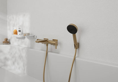 Para dus Hansgrohe Pulsify Select cu 3 functii, bronz periat