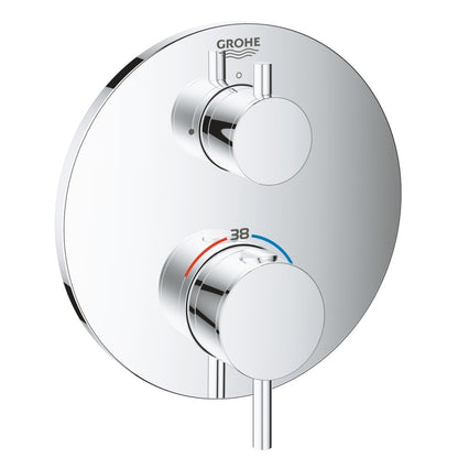 Grohe Atrio Baterie dus cu termostat, crom