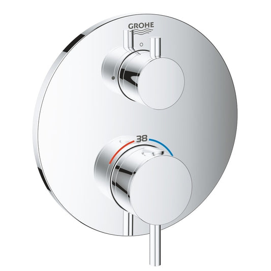 Grohe Atrio Baterie dus cu termostat, crom
