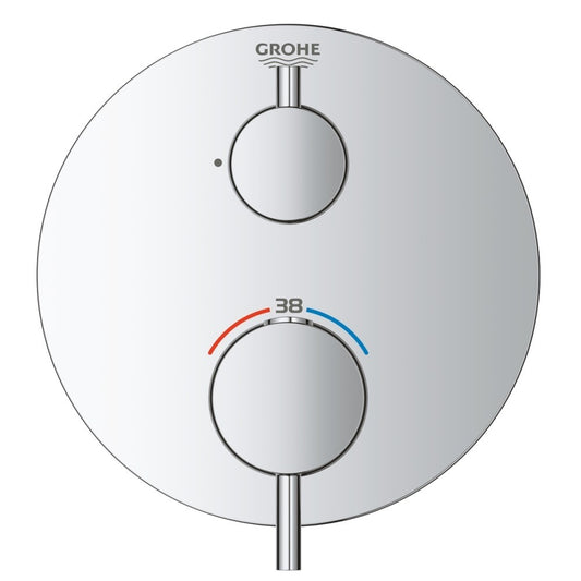 Grohe Atrio Baterie dus cu termostat, crom