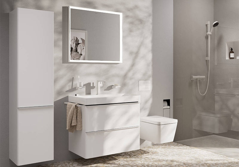 Hansgrohe Pulsify Select Set dus cu bara 65 cm, alb mat