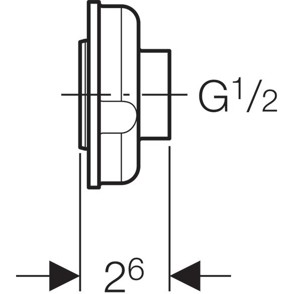 Geberit Adaptor suplimentar pentru pisoar