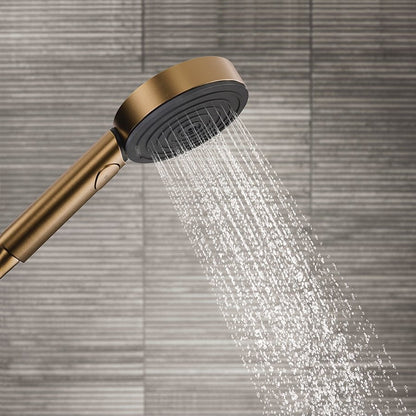 Coloana dus cu baterie si termostat Hansgrohe Pulsify S Showerpipe 260, bronz periat