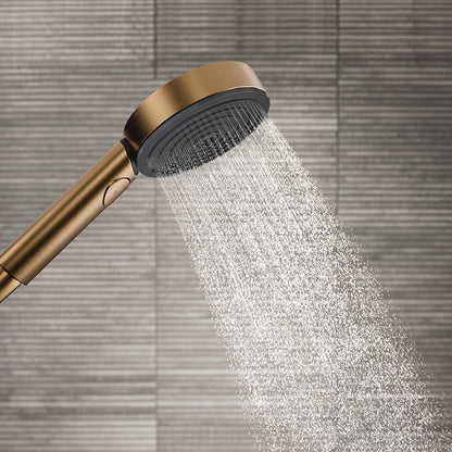 Coloana dus cu baterie si termostat Hansgrohe Pulsify S Showerpipe 260, bronz periat