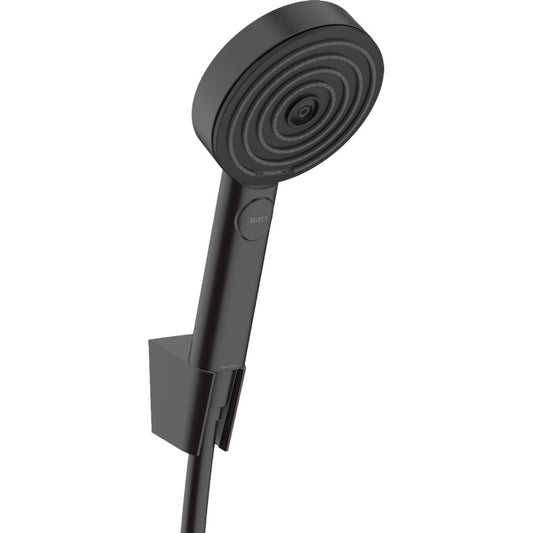Hansgrohe Pulsify Select Set dus cu suport, furtun 125 cm, negru mat